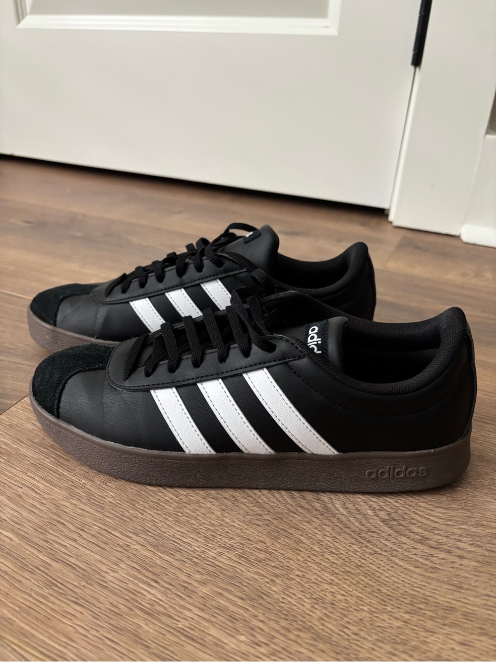 Women’s adidas VL Court Base ‘Black-White’ - Size 8